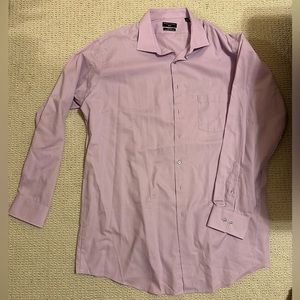 Shaquille O'Neal XLG Big and Tall Mens Stretch Fabric Long Sleeve Dress Shirt